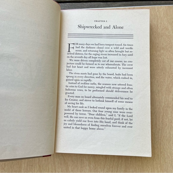The Swiss Family Robinson Vintage 1949 Hardcover Book By Johann Wyss - Picture 8 of 13